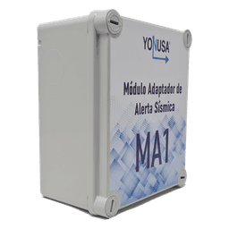 Módulo Adaptador para Alerta Sísmica / Fuente 13.5VDC 2A / Respaldo 7 Días / Entrada AC 127/220V / Conector 3.5 mm