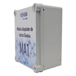 Módulo Adaptador para Alerta Sísmica / Fuente 13.5VDC 2A / Respaldo 7 Días / Entrada AC 127/220V / Conector 3.5 mm