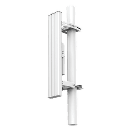 Antena Sectorial de 90° AirMetro con 20 dBi en Banda 5Ghz (5150-5850 Mhz) Slant 45° Compatibilidad Multi-Marca para enlaces Multipunto, Conectores SMA Hembra Inverso.