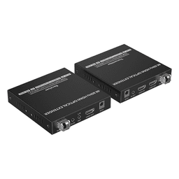 Extensor HDMI por Fibra Óptica / 4K@60Hz / Alcance 40 km (131,233 ft) / HDMI 2.0 / HDCP 2.2 / IR Bidireccional / RS-232