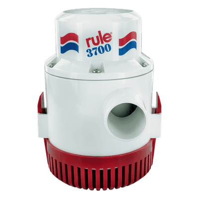 Bomba de Achique Sumergible / 3,700 GPH / 12V CD / Ejes de Acero Inoxidable / Protección Térmica TCO / Salida 1-1/2 pulg (38 mm)