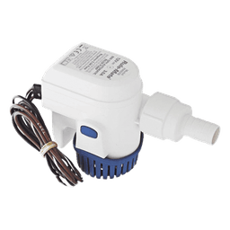 Bomba Sumergible de Achique / 800 GPH / 12 VDC / Automatizada con Sensor de Nivel / Manguera 19 mm (3/4") / Altura de Descarga 3 m (9.8 ft)