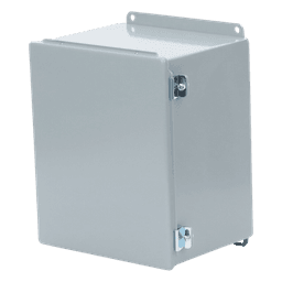 Gabinete de Bisagra Continua NEMA 12; IP66 de Uso en Intemperie, 305 x 254 x 203 mm, De Acero, Color Gris
