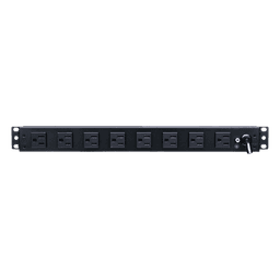 PDU de Montaje en Rack / 10 Salidas NEMA 5-15R / 15 A / 120 Vca / 1UR / 19 in / Protección Contra Sobretensiones