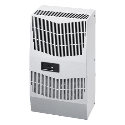Aire Acondicionado para Gabinetes de Telecomunicaciones / 6000 BTU / 115 Vca / NEMA 4 y 3R / Rango 10-55°C / Acero / 1.83 m (6 ft) de altura