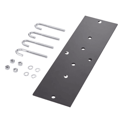 Kit de Conexión a Rack, Para Escalerillas de 12 y 6 in de Ancho, de Acero, Color Negro
