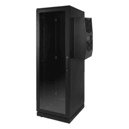 Gabinete de Telecomunicaciones ProLine V/D, 600 mm de Ancho, 1000 mm de Profundidad, Compatible Con Aire Acondicionado Tipo G52, NEMA 12, 42 UR, Color Negro
