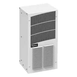 Aire Acondicionado Compacto Para Exterior, Uso en Gabinetes de Telecomunicaciones de Grado Industrial, Frío/Calor T20, 2000 BTU, 115 Vca, de Acero, Color Gris