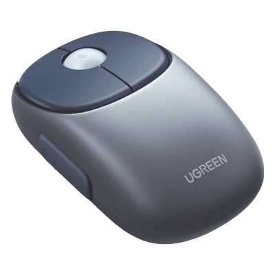 Mouse Inalámbrico / Bluetooth 5.0 y 2.4 GHz / 3 Dispositivos Simultáneos / 4 Niveles DPI hasta 4000 / Recargable USB-C / Alcance 10 m (32.8 ft) / 5 Botones