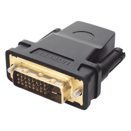 Adaptador DVI Macho a HDMI Hembra / 1080p@60Hz / Conectores Chapados en Oro / 3.28 pies