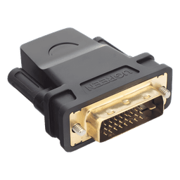 Adaptador DVI Macho a HDMI Hembra / 1080p@60Hz / Conectores Chapados en Oro / 3.28 pies