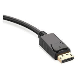 Adaptador DisplayPort a VGA / 1920x1200@60Hz / Chipset ANX9833 / Plug & Play / ABS Negro