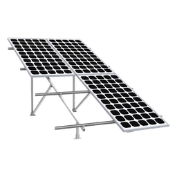 Montaje para Panel Solar 2X2, Riel 5 de 2700mm para Módulos con Espesor de 30-35mm, Vel. de Viento Máx. 136km/h