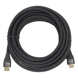 Cable HDMI / 5m (16.40 ft) / 18Gbps / 4K@60Hz / HDMI 2.0 / Conectores Oro 24K / Redondo / 28AWG