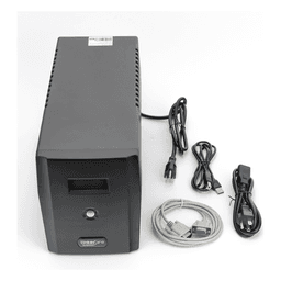 UPS 1500VA/900 W Pantalla LCD / Línea Interactiva 120Vca / 8 tomas 5-15R (6 Respaldadas) / Regulación de Voltaje / Protección RJ45