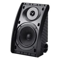 Altavoces de pared | Semi-Exterior | Woofer 5.25' in | Tweeter 1 in | 6 ohms | Par | Color Negro