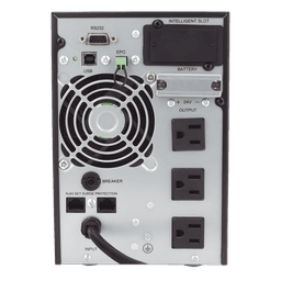 UPS 1000VA/900W  Online Doble Conversión /Pantalla LCD / 3 tomas 5-15R / Regulación de Voltaje / Protección RJ45
