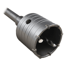Broca Pasamuros SDS, Sacabocado para Concreto de 65mm con Extensión de 220mm 