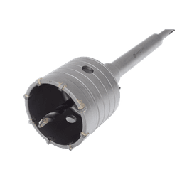Broca Pasamuros SDS, Sacabocado para Concreto de 65mm con Extensión de 220mm 