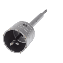 Broca Pasamuros SDS, Sacabocado para Concreto de 65mm con Extensión de 220mm 