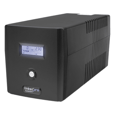 UPS 1200VA/720W Pantalla LCD / Línea Interactiva 120Vca / 6 tomas 5-15R (4 Respaldadas) / Regulación de Voltaje / Protección RJ45