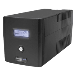 UPS 1200VA/720W Pantalla LCD / Línea Interactiva 120Vca / 6 tomas 5-15R (4 Respaldadas) / Regulación de Voltaje / Protección RJ45