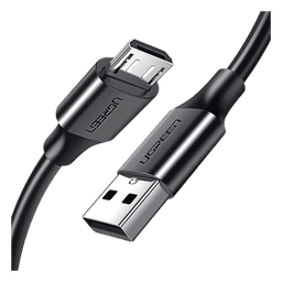 Cable USB-A a Micro USB | 2 Metros (6.56 Pies) | Tecnología de Carga Rápida Qualcomm / QC 3.0/2.0 | Recarga hasta 18W | Transmisión de Datos hasta 480Mbps | Tecnología de Carga Segura | Hasta 5,000 Flexiones | ABS y PVC de Alta Duración