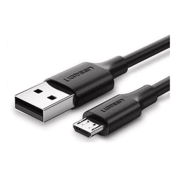Cable USB-A a Micro USB | 2 Metros (6.56 Pies) | Tecnología de Carga Rápida Qualcomm / QC 3.0/2.0 | Recarga hasta 18W | Transmisión de Datos hasta 480Mbps | Tecnología de Carga Segura | Hasta 5,000 Flexiones | ABS y PVC de Alta Duración