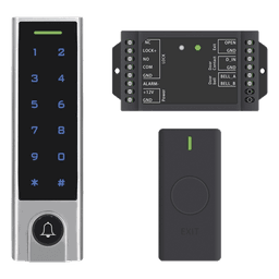 Controlador de Acceso con Teclado Inalámbrico / IP65 / 1000 Tarjetas / 125 kHz / 433 MHz / 30 m (98.4 ft) / -40 a 60 °C