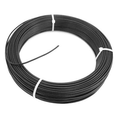 Cable Fotovoltaico Negro / 6mm² (10AWG) / Material COBRE / 2000V / Rollo de 25 m