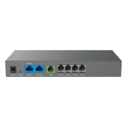Gateway VoIP / 4 Puertos FXO / 1 Puerto FXS / 3 Perfiles SIP / PoE / NAT / Fax T.38 / Conferencia 3 Vías / Cifrado AES / Failover SIP