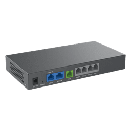 Gateway VoIP / 4 Puertos FXO / 1 Puerto FXS / 3 Perfiles SIP / PoE / NAT / Fax T.38 / Conferencia 3 Vías / Cifrado AES / Failover SIP