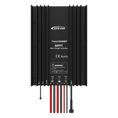 Controlador Solar MPPT / 20A / 12/24V / Voc 100V / RS-485 / Baterías Litio / IP68
