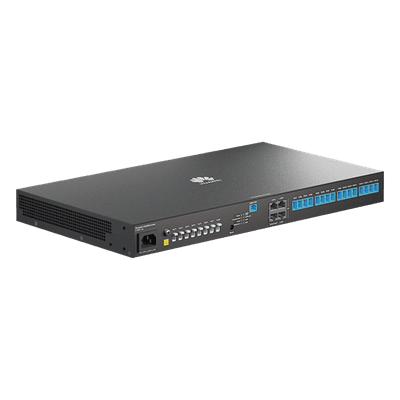 HUAWEI MiniFTTO - Gateway Óptico / 4 puertos GE (WAN/LAN) + 1 puerto XGPON (SC/UPC) + 8 puertos PoF (XC/UPC) + 16 puertos GPON(SC/UPC) /  VPN / VLANs /  Wi-Fi Roaming / Firewall / Administración Nube
