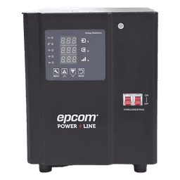 Regulador de Voltaje Industrial Monofásico Ferroresonante 3 kVA/3 kW 120 V / Entrada 96-144 Vca / Salida 117.6- 122.4 Vca