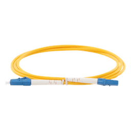 Jumper de Fibra Óptica Monomodo LC/UPC-LC/UPC Simplex de 1 Metro (3.28 Pies), 3mm