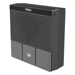Mini Intercomunicador Wi-Fi para hotelería, hospitales, con diseño elegante, PoE, 3 botones, 1 relevador integrado de salida y entrada.