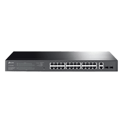 Switch PoE Administrable / 26 Puertos RJ45 Gigabit / 2 Puertos SFP / 24 Puertos PoE 802.3af/at / 250W PoE / 56 Gbps / 41.7 Mpps