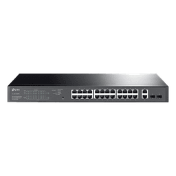 Switch PoE Administrable / 26 Puertos RJ45 Gigabit / 2 Puertos SFP / 24 Puertos PoE 802.3af/at / 250W PoE / 56 Gbps / 41.7 Mpps