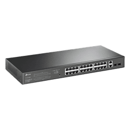 Switch PoE Administrable / 26 Puertos RJ45 Gigabit / 2 Puertos SFP / 24 Puertos PoE 802.3af/at / 250W PoE / 56 Gbps / 41.7 Mpps