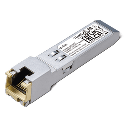 Transceptor mini-GBIC SFP+ RJ45 / Admite 10GBASE-T, 5GBASE-T, 2.5GBASE-T, 1000BASE-T y 100BASE-TX /  Distancia Hasta 30 metros / Conector RJ45 (10G)