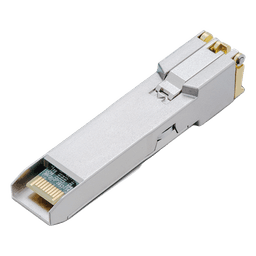 Transceptor mini-GBIC SFP+ RJ45 / Admite 10GBASE-T, 5GBASE-T, 2.5GBASE-T, 1000BASE-T y 100BASE-TX /  Distancia Hasta 30 metros / Conector RJ45 (10G)