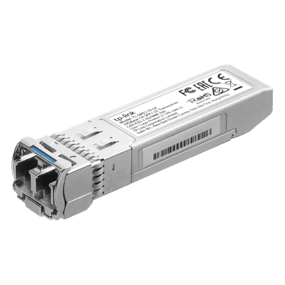 Transceptor mini-GBIC SFP+  / Duplex Monomodo 10GBase  /  Distancia 10 km /  Conector LC