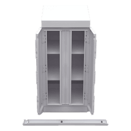 Gabinete de Seguridad de Lámina Galvanizada  para Almacenamiento de Baterías (Hasta 6 baterías PL110D12).