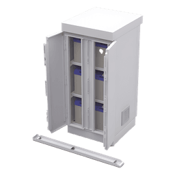 Gabinete de Seguridad de Lámina Galvanizada  para Almacenamiento de Baterías (Hasta 6 baterías PL110D12).