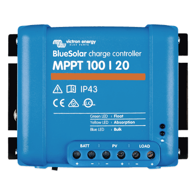 BlueSolar MPPT 100/20. Controlador Solar MPPT 20A, Voltaje Selección Automática: 12/24/48 Vcc.
