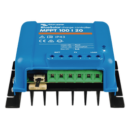 Controlador de Carga Solar MPPT / 20 A / 12/24/48 Vcc Automático / Eficiencia 98% / Rango -30°C a 60°C (-22°F a 140°F) / VE.Direct