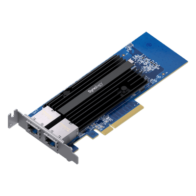 Adaptador de Red Synology E10G30-T2 | Doble Puerto 10 GbE | PCIe 3.0 x8 | Compatible con Synology | Link Aggregation.