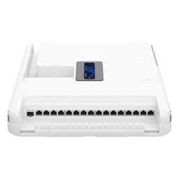 Cloud Gateway Montaje en Pared / Wi-Fi 6 Integrado / Enrutamiento 3.5+ Gbps / Switch PoE 420 W / Pantalla Táctil 4.7" / 18 Puertos / 10G SFP+