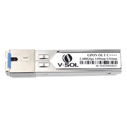 Módulo SFP GPON / Clase C++++ / 2.5 Gbps TX / 1.25 Gbps RX / Alcance 20 km (65,616 ft) / 9 dBm Potencia Óptica / DDM Digital
